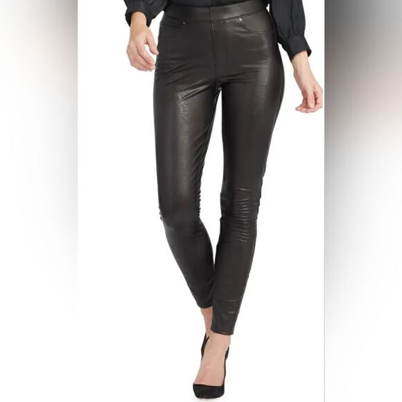 Spanx Faux Leather-Like Ankle Skinny Pants size S - Picture 1 of 12
